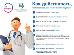 Запись к врачу через Госуслуги.